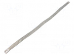 Braids | earthing tape | 16mm2 | &Oslash;1: 6.5mm | &Oslash;2: 6.5mm | L: 0.45m