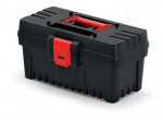 Chest | tool case | black | polymer | DARK | 360x193x186mm | 10kg