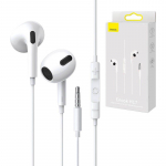 Wired headphones Baseus  Baseus Encok H17 Earphones (white)