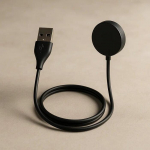 USB Charger Riff for Samsung Smart Watch 3&ndash;5, Active 1&ndash;2, S7 &mdash; 1 m Black