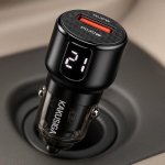 Car Charger iKaku KSC-1178 75W USB Type-C &mdash; 75W total output, USB-C PD for fast charging