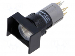 Switch: body | 16mm | Stabl.pos: 1 | NO x2 | 51 | Pos: 2 | &Oslash;16.2mm