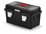 Chest | tool case | black | polymer | HEAVY | 585x360x337mm | 25kg