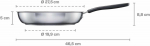 FS. 26cm FRYING PAN WITH FUNCTIONAL FORM CERAMIC COATING