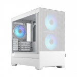 Computer case Fractal Design  Pop Mini Air RGB  White TG Clear Tint, mATX, Mini ITX, Power supply included No