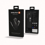 Wired headphones Evelatus  Crystal Clear Audio headphones with Type-C with microphone CCA-TC-BL Black