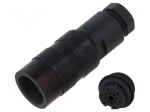 Connector: M16 | plug | female | PIN: 14 | 3A | 60V | 723 | soldering | IP67