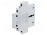 Auxiliary contacts | spring clamps | side | Contacts: NC + NO | BF