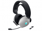 Dell Gaming Headset | Alienware Tri Mode AW725H | Bluetooth | Over-Ear | Microphone | Lunar Light | Noise canceling | Wireless