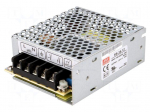 Power supply: switched-mode | modular | 36W | 12VDC | 99x82x36mm | 3A