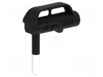 Adapter | 4A | black | Tip diameter: 6mm | Socket size: 4mm | MGP