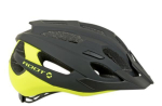Author Root Inmold X0 Helmet, Black/yellow neon matt, 52-57cm