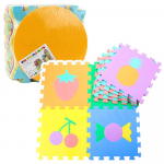 M&auml;nguala | PC | Konsoolid | Tarvikud // M&auml;nguasjad ja m&auml;ngud lastele // Miękkie Puzzle Mata Edukacyjna Pianka EVA Owoce Słodycze Kolorowa 16 el.