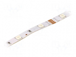 LED tape | RGB | 5050 | 12V | LED/m: 30 | W: 14.36mm | 120&deg; | IP65 | 7.2W/m