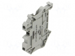 Splice terminal: rail | screw terminal | grey | polyamide | 0.14&divide;6mm2