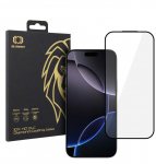 Back panel cover iLike Apple Iphone 16 Pro Max 10X HD DLC Diamond Coating Tempered Glass Black