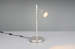 Trio Romeo LED table lamp brushed steel gaismeklis 537010107 4017807675412