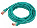 Patch cord | S/FTP | Cat: 6 | RJ45 plug,both sides | stranded | CCA | 5m