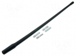 Antenna mast | 0.35m | M5,M6 | outside | AM,FM | rubber mast