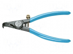 Pliers | for circlip | external | Pliers len: 170mm | angular