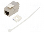 RJ45 module | silver | IEEE 802.3af,IEEE 802.3af/at,IEEE 802.3at