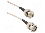 Cable | 0.5m | BNC male,both sides | straight | 50&Omega;