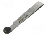 Metric feeler gauge | Range: 0,03&divide;0,1mm | L: 100mm | 8pcs.