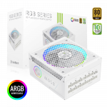 Gamemax PSU | RGB 850G WH | 850 W | Gold | White | Full Modular