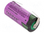 Battery: lithium (LTC) | 3.6V | 2/3AA,2/3R6 | soldering lugs