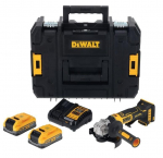 DEWALT SZLIFIERKA KĄTOWA 125mm 18V DCG404S2T 2x3,5Ah BL