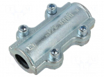 Splice terminal: fixing clamp | repair,sealing | 10bar | cast iron