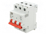 Circuit breaker | 230/400VAC | Inom: 32A | Poles: 3 | Charact: D | 6kA