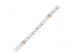 LED tape | white warm/cold white | LED/m: 120 | 10mm | white PCB | IP20