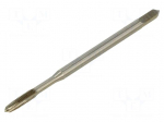 Tap | M2,5 | 450m | L: 50mm | Holder: square,machine | 2.1mm