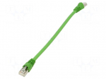 Patch cord | S/FTP | Cat 6a | RJ45 plug,both sides | stranded | Cu