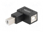 Adapter | USB 2.0 | USB B socket,USB B plug 90&deg; up/down