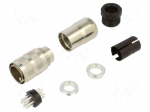 Connector: M16 | plug | male | PIN: 7 | 5A | 125V | 423 | soldering | straight