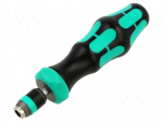 Screwdriver: screwdriver handle | with ratchet | 1/4" | 140mm