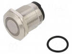 Switch: vandal resistant | Pos: 2 | SPST | 10A/24VDC | IP65 | OFF-(ON)