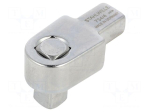 Adapter | torque | Kind of socket: square | 3/8" | 9x12mmM | 80Nm