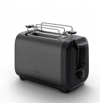 TEFAL Subito TT5S18E0 | Number of slots 2 | Power 1200 W | Black | Housing material Stainless steel/Plastic