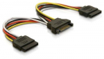 Delock Adapter 15Pin/St->2xSATA-HDD