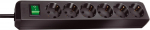 Brennenstuhl Eco black S 6x