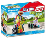 PLAYMOBIL 71257 City Life Starter Pack Rescue with Balance Racer Construction Toy