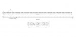 LED strip, 5m ritė, 12Vdc, 11W/m, S shape, 90LED/m, 1182lm/m, 3000K, IP20