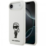 Case Karl Lagerfeld Silicone Karl Sketch & Logo MagSafe for iPhone Air / white