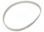 Timing belt | T10 | W: 12mm | H: 4.5mm | Lw: 800mm | Tooth height: 2.5mm