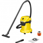 K&auml;rcher WD 3 V-17/4/20, wet/dry vacuum cleaner (yellow)