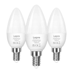 LED bulb LEPRO 600059-WW-EU-3 E14 C37 4.2W (40W) 470lm 2700K warm 250&deg; 3pcs