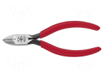 Pliers: cutting | side,for wire stripping | 130mm